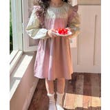 【aimoha KIDS】レイヤードフリルワンピース | aimoha kids | 詳細画像1