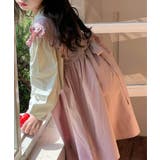 【aimoha KIDS】レイヤードフリルワンピース | aimoha kids | 詳細画像2