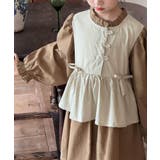 【aimoha KIDS】配色フレアワンピース | aimoha kids | 詳細画像9