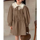 【aimoha KIDS】クラシカルレースティアードワンピース | aimoha kids | 詳細画像1