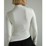 【moyo】アシンメトリーハイネックカットソー | aimoha  | 詳細画像2 