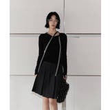 ブラック | 「moyo」ダブルボウタイ トップス レディース【AW】 | aimoha 