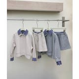 【aimoha KIDS】チェック襟トップス＆スカートセットアップ | aimoha kids | 詳細画像5 