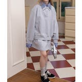 【aimoha KIDS】チェック襟トップス＆スカートセットアップ | aimoha kids | 詳細画像4 