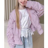 【aimoha KIDS】ギャザーボンバージャケット | aimoha kids | 詳細画像3
