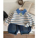 【aimoha-KIDS-】ボーダーポロニット | aimoha kids | 詳細画像10