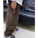 【aimoha-KIDS-】ベルト付きワイドカーゴパンツ | aimoha kids | 詳細画像10