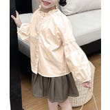 【aimoha KIDS】ハイネックフリル襟シャツ | aimoha kids | 詳細画像3