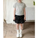 【aimoha-KIDS-】リボンスケッチ デザインTシャツ | aimoha kids | 詳細画像2 