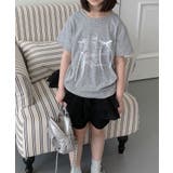 【aimoha-KIDS-】リボンスケッチ デザインTシャツ | aimoha kids | 詳細画像3 