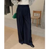 ベルト付きワイドパンツ | aimoha  | 詳細画像2 