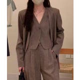 【Decade classic】ノーカラーベルト付きジャケット | DECADECLASSIC | 詳細画像4