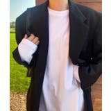 ロングスリーブシンプルクルーネックTシャツ ロング ロンT 長袖 | aimoha  | 詳細画像7 