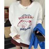 ホワイト | プリントロングスリーブTシャツ | aimoha