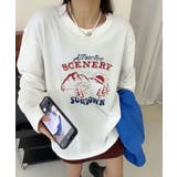プリントロングスリーブTシャツ | aimoha | 詳細画像3