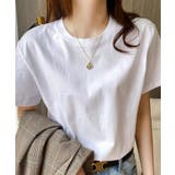 ホワイト | ベーシッククルーネックTシャツ | aimoha