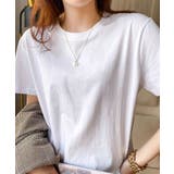 ベーシッククルーネックTシャツ | aimoha | 詳細画像2