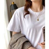 ベーシッククルーネックTシャツ | aimoha | 詳細画像4