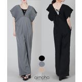 シャーリングサロペットオールインワン | aimoha | 詳細画像1