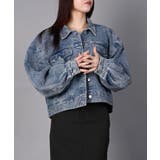 ショート丈デニムジャケット | aimoha | 詳細画像13