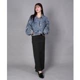 ショート丈デニムジャケット | aimoha | 詳細画像18