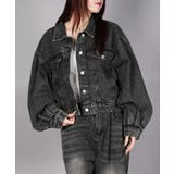 ショート丈デニムジャケット | aimoha | 詳細画像23