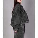 ショート丈デニムジャケット | aimoha | 詳細画像21