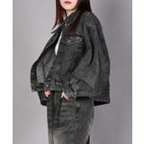 ショート丈デニムジャケット | aimoha | 詳細画像24