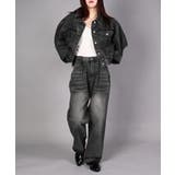 ショート丈デニムジャケット | aimoha | 詳細画像27