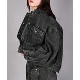 ショート丈デニムジャケット | aimoha | 詳細画像25