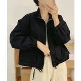 ウエストギャザージャケット | aimoha | 詳細画像11