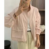 ピンク | ウエストギャザージャケット | aimoha