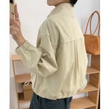 ウエストギャザージャケット | aimoha | 詳細画像4