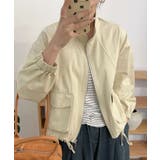 ウエストギャザージャケット | aimoha | 詳細画像7