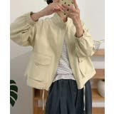 ウエストギャザージャケット | aimoha | 詳細画像8