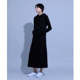 裏起毛マキシ丈ロングパーカーワンピース 裏フリース ロングワンピース | aimoha  | 詳細画像10 