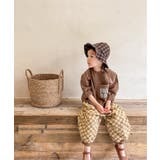 aimoha KIDS 配色チェック柄裾絞りパンツ | aimoha kids | 詳細画像2 