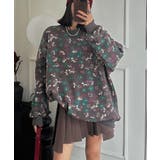 【HOOK】for girls 総花柄スウェット | HOOK | 詳細画像13