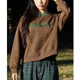 for girls フロントプリントレオパード総柄リンガースウェット | HOOK | 詳細画像22