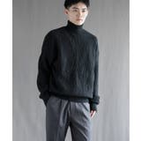 Soft Textured Turtleneck | aimoha men | 詳細画像9