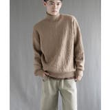 ベージュ | Soft Textured Turtleneck | aimoha men