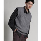Textured V Neck | aimoha men | 詳細画像10
