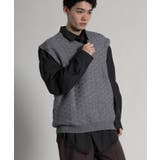 Textured V Neck | aimoha men | 詳細画像9