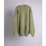 グリーン | aimoha men Shaggy Jacquard Knit【AW】 | aimoha men