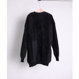 ブラック | aimoha men Shaggy Jacquard Knit【AW】 | aimoha men