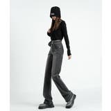 【Aimoha】ダブルボタンハイウエストジーンズ | aimoha  | 詳細画像21 