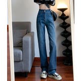 【Aimoha】ダブルボタンハイウエストジーンズ | aimoha  | 詳細画像32 