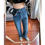 【Aimoha】ダブルボタンハイウエストジーンズ | aimoha  | 詳細画像33 