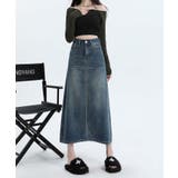 【BANICO】バックスリットデニムスカート | aimoha | 詳細画像10