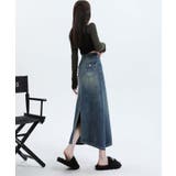 【BANICO】バックスリットデニムスカート | aimoha | 詳細画像11